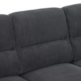 Vintage Inspired 3 Seat Sofa With Tufted Cushions - Furniture Home Direct