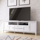 Warm Shaker - TV Media Stand, Handcrafted - Furniture Home Direct