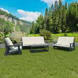 Outdoor Patio Sofa - Beige - Furniture Home Direct