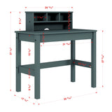 Logan - Writing Desk - Gray - Furniture Home Direct
