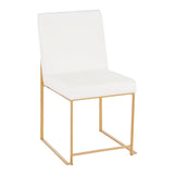Fuji - Contemporary Stylish Frame, High Back Dining Chair (Set of 2) - Furniture Home Direct