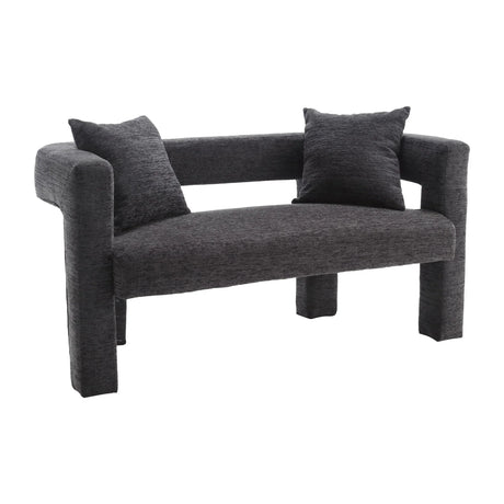 Modern Chenille Loveseat Sofa, Comfy Upholstered 2 Seater - Furniture Home Direct