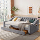 Upholstered Daybed With Storage Armrests And USB Port - Furniture Home Direct