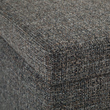 Avalon - Storage Ottoman Bench - Dark Gray - Furniture Home Direct