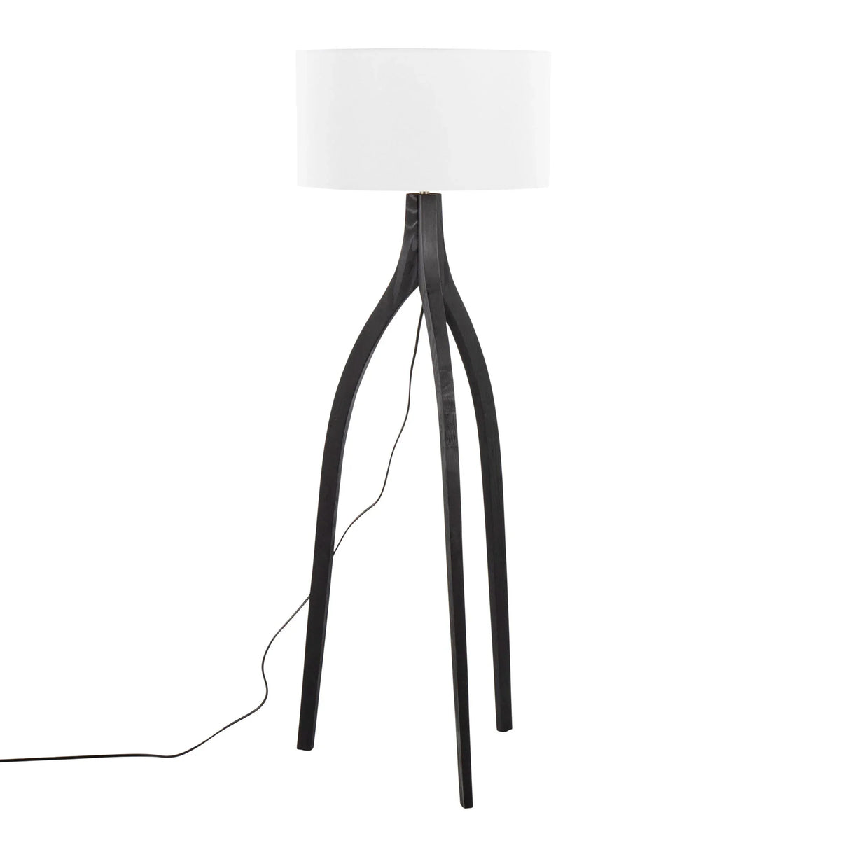 Wishbone - Contemporary Floor Lamp - Furniture Home Direct