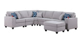 Cooper - Comfort Sectional Sofa With Ottomans And Cupholder - Furniture Home Direct