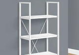 Bookshelf, Bookcase, 4 Tier, Office, Bedroom, Contemporary, Modern - Furniture Home Direct