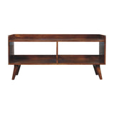 Open Top Media Unit - Brown - Furniture Home Direct