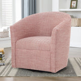 Lainey - Swivel Barrel Chair With 360 Degree Rotation - Furniture Home Direct