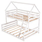 Twin Over Full House Bunk Bed With Built-In Ladder - Furniture Home Direct