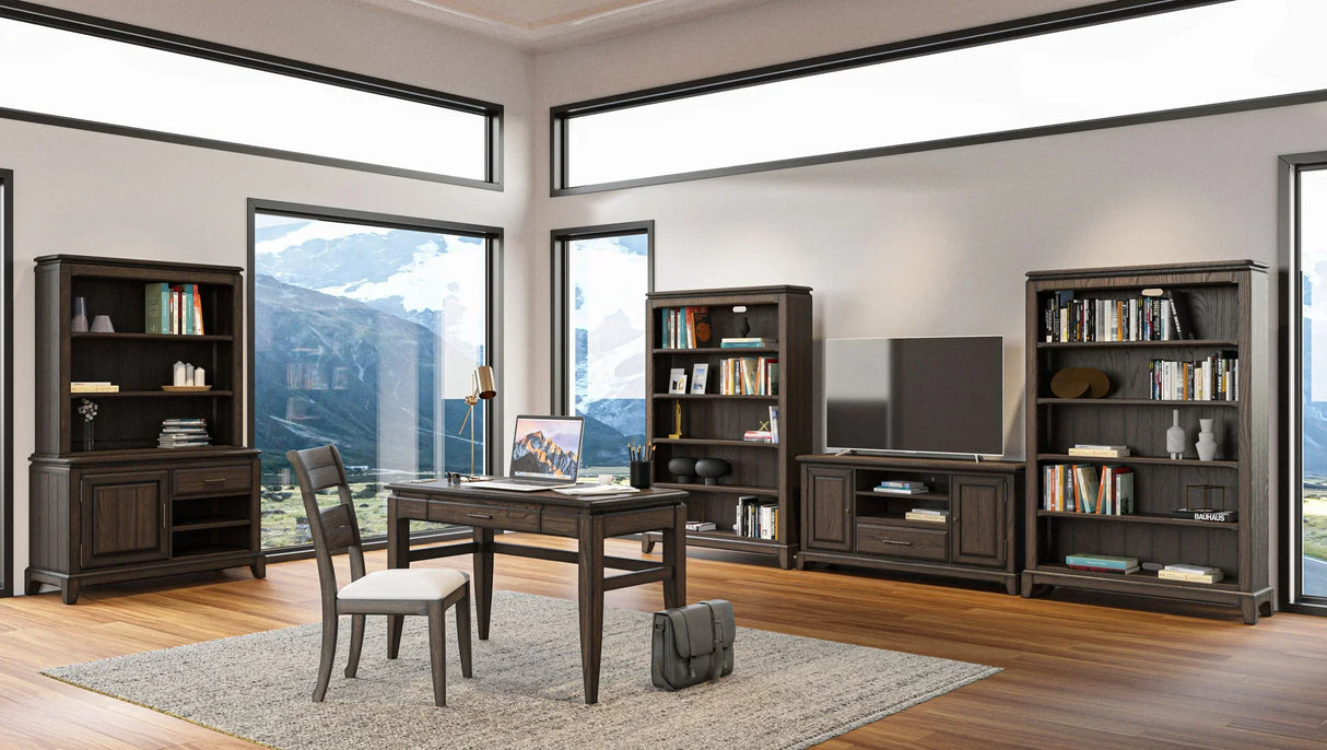 Office Storage Credenza - Chocolate - Furniture Home Direct