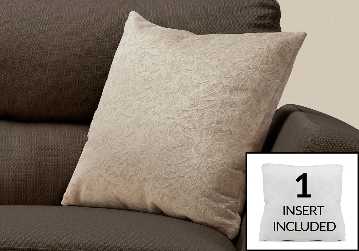 Square Pillows, Insert Included, Decorative Throw, Hypoallergenic Polyester - Furniture Home Direct