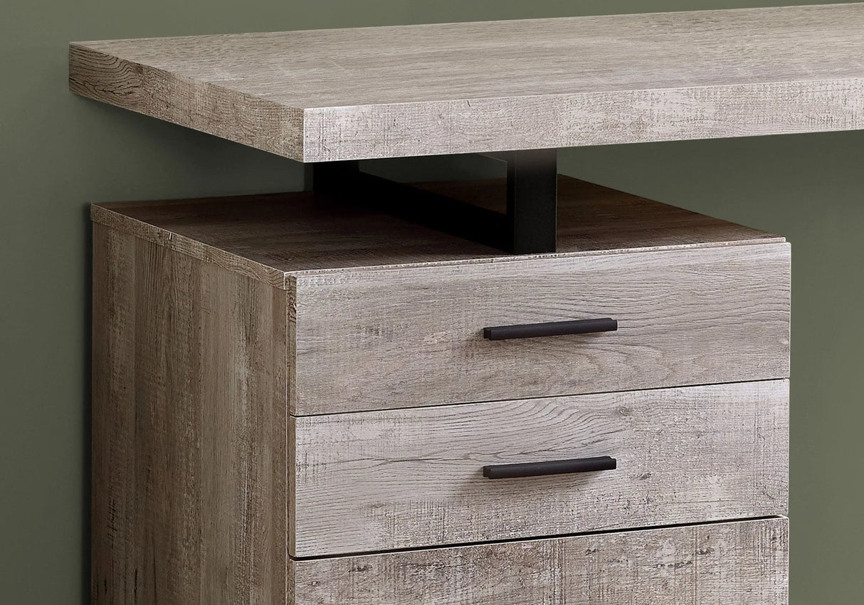 Computer Desk For Home Office, Left, Right Set - Up, Ample Storage Drawers - Furniture Home Direct