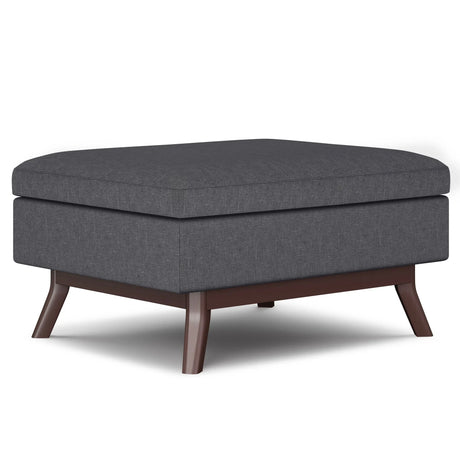 Owen - Upholstered Rectangular Storage Ottoman - Furniture Home Direct