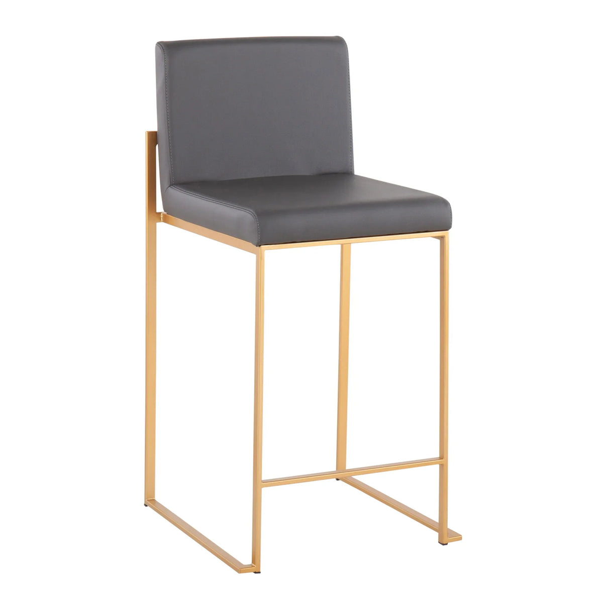 Fuji - Contemporary High Back Stylish Counter Stool - Furniture Home Direct