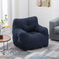 Soft Teddy Fabric Tufted Foam Bean Bag Chair With Teddy Fabric - Furniture Home Direct