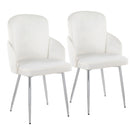 Dahlia - Contemporary, Dining Chair (Set of 2) - Furniture Home Direct
