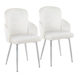 Dahlia - Contemporary, Dining Chair (Set of 2) - Furniture Home Direct