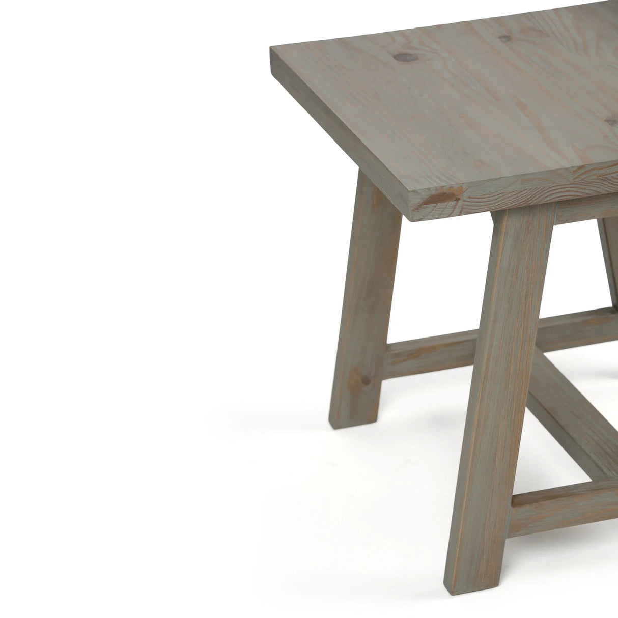 Sawhorse - Handcrafted End Table - Furniture Home Direct