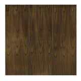 Dining Set With Self Storing Leaf And 6 Wood Chairs Brown - Furniture Home Direct