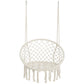 Macrame Hanging Hammock Chair, Cotton Rope Swing For Indoor And Outdoor Use - Furniture Home Direct