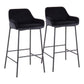 Daniella - Industrial Fixed Height Bar Stool (Set of 2) - Furniture Home Direct