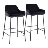 Daniella - Industrial Fixed Height Bar Stool (Set of 2) - Furniture Home Direct