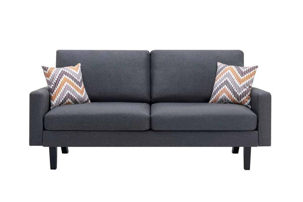 Bahamas - Minimalistic Sofa With 2 Throw Pillows - Furniture Home Direct