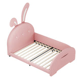 Upholstered Rabbit-Shape Princess Bed With Headboard And Footboard - Furniture Home Direct