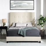 Tufted Upholstered Platform Bed - Furniture Home Direct