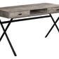 Computer Desk For Home Office, Laptop, Storage Drawers, Glossy Contemporary & Modern - Furniture Home Direct