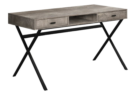 Computer Desk For Home Office, Laptop, Storage Drawers, Glossy Contemporary & Modern - Furniture Home Direct