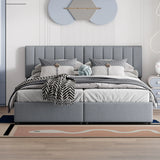 Upholstered Platform Bed With A Hydraulic Storage System - Furniture Home Direct
