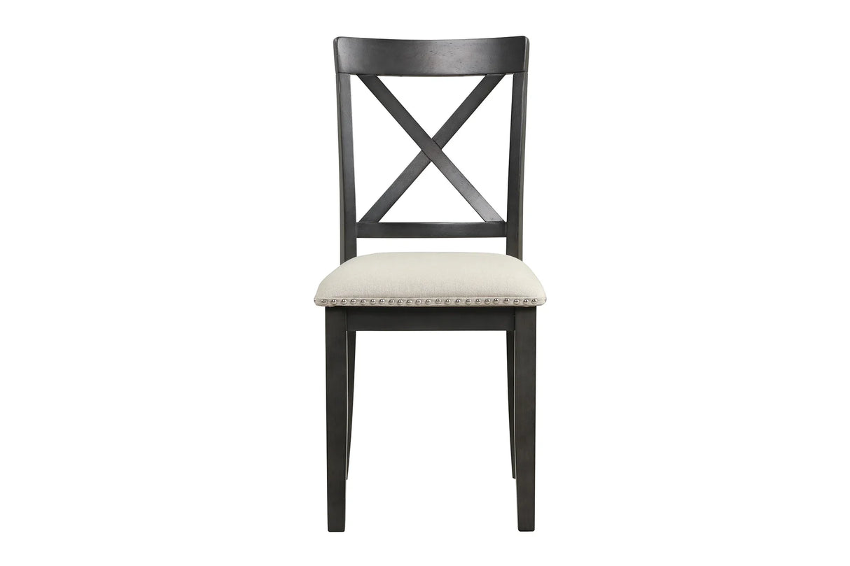 Dining Set Marble Table With Upholstered Chairs Gray - Furniture Home Direct