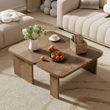 Modern Minimalist Coffee Table Set With Splicing Design - Furniture Home Direct