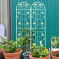 Metal Garden Trellis Rustproof Trellis For Climbing Plant Outdoor Flower Support - Furniture Home Direct