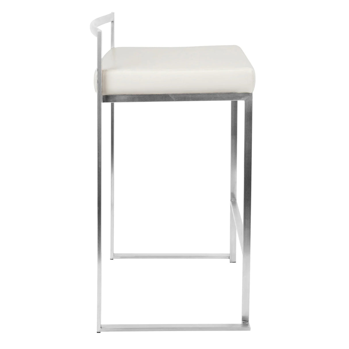 Fuji - Contemporary, Stackable Elegant Counter Stool (Set of 2) - Furniture Home Direct