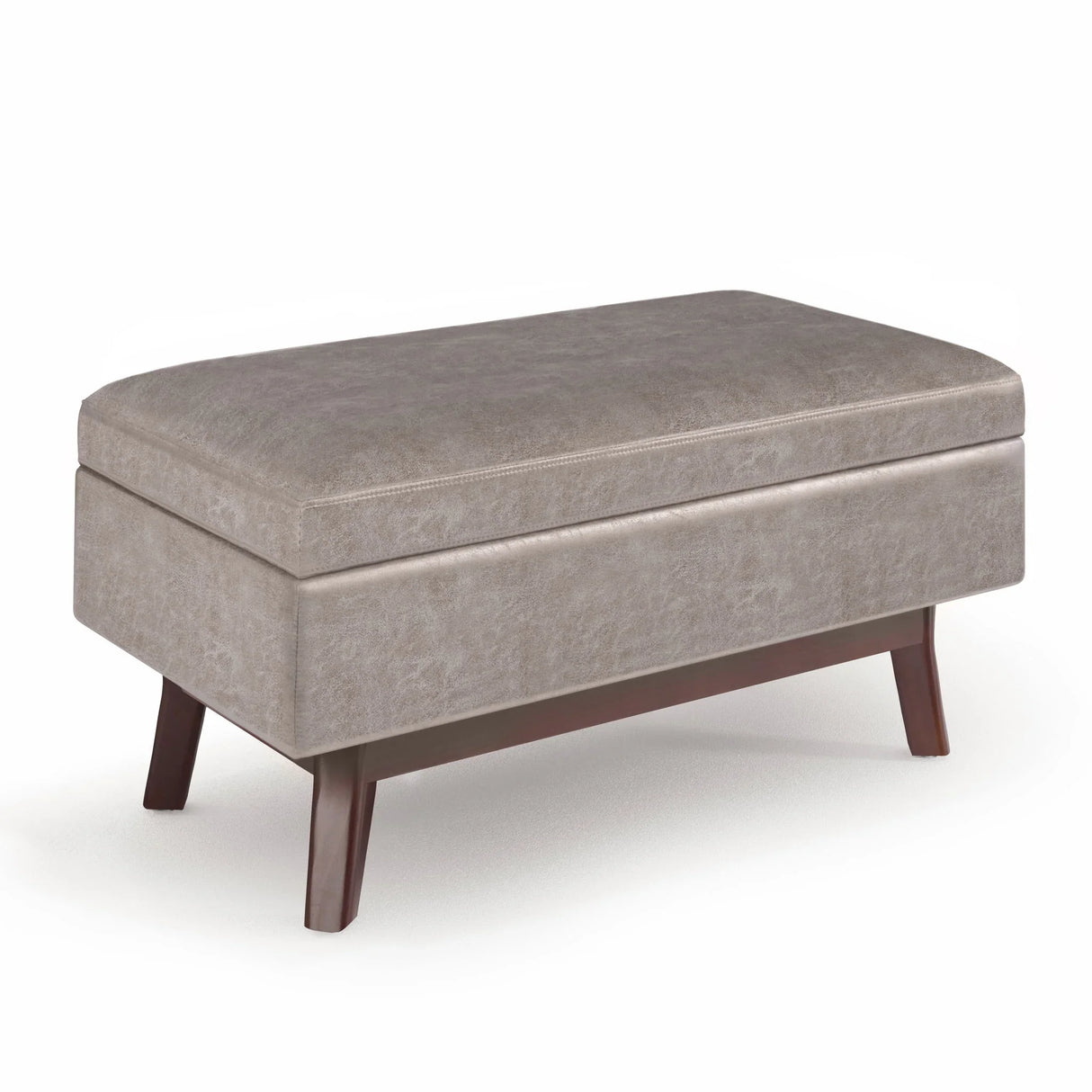Owen - Upholstered Rectangular Storage Ottoman - Furniture Home Direct