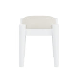 Vanity Desk Bohemian Retro Wood Makeup Station White - Furniture Home Direct