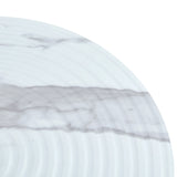 Elegant White Marble Round Coffee Table - Furniture Home Direct