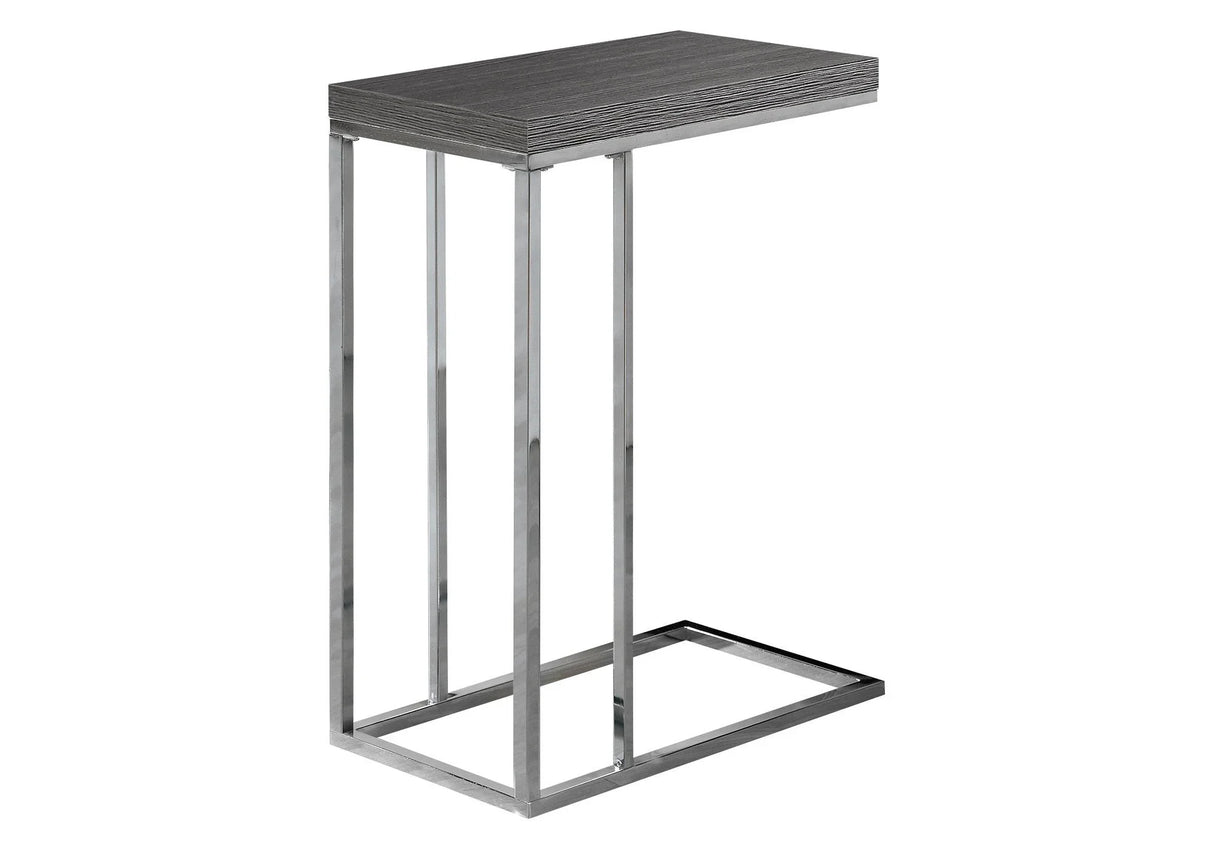 Accent Table, C - Shaped, Tempered Glass, Stylish Design Contemporary & Modern - Furniture Home Direct