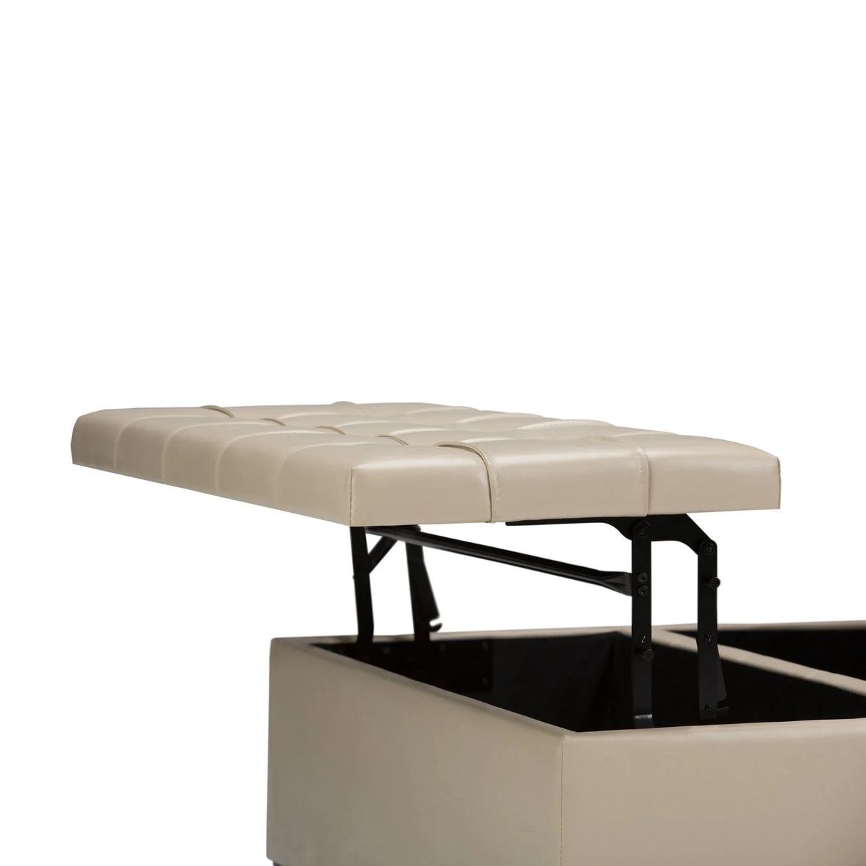 Harrison - Upholstered Coffee Table Storage Ottoman - Furniture Home Direct