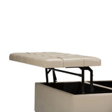 Harrison - Upholstered Coffee Table Storage Ottoman - Furniture Home Direct