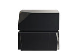 Drisana - Mirrored End Table - Black - Furniture Home Direct