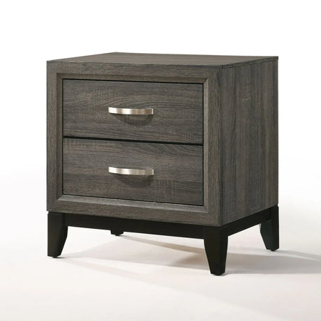 Valdemar - Nightstand - Weathered Gray - Furniture Home Direct