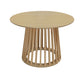 Modern Round Coffee Table With Grille Moldin - Furniture Home Direct