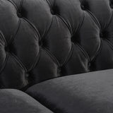 Traditional Charcoal Gray Sofa - Furniture Home Direct