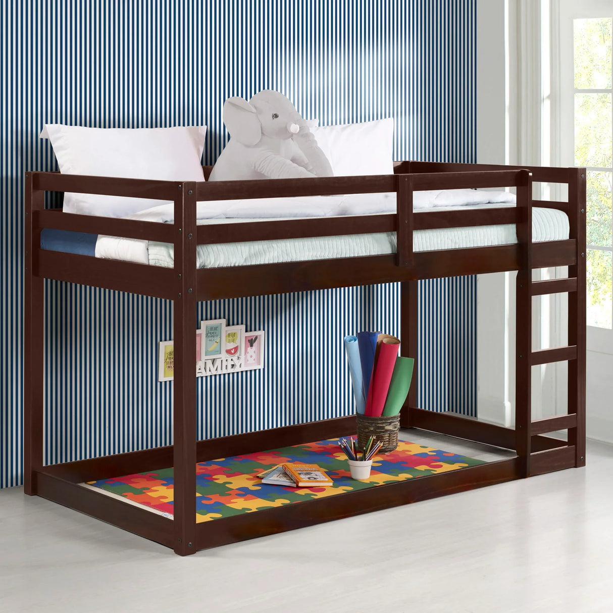 Gaston - Twin Loft Bed - Espresso - Furniture Home Direct