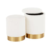 Marla - Contemporary Nesting Ottoman Set - Furniture Home Direct