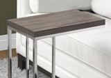 Accent Table, C - Shaped, Tempered Glass, Stylish Design Contemporary & Modern - Furniture Home Direct